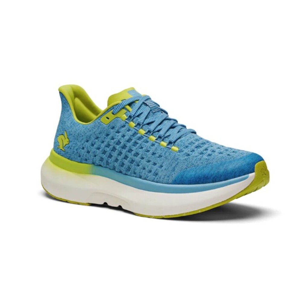 NIB Rabbit Dream Chaser Blue Neon Yellow Size 9.5 Men's / 10.5 Women's